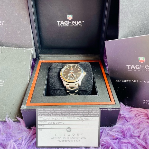 TAG HEUER Link Auto Sliver Wristwatch- Model: WJF211ABA0570 - Picture 4 of 15